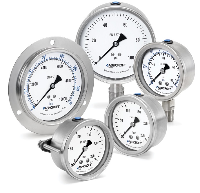 8008S Pressure Gauge Ashcroft Pressure Gauges